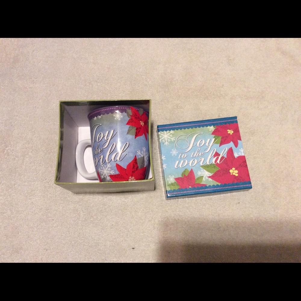 NIB Joy to the World coffee mug